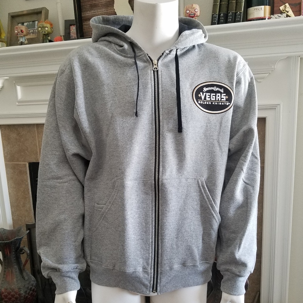 Vegas Golden Knights Front Zip Hooded Sweatshirt